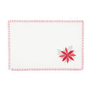 Poinsettia Christmas Felt Pmat