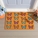 Pollinator Garden Butterfly Family Coir Mat, 36"x24"
