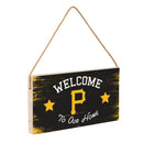 Pittsburgh Pirates Wood Wall Sign, 6x11