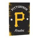 Pittsburgh Pirates Wood Wall Sign, 16x24