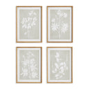 NAPA Home & Garden, FOLIAGE STUDY, SET OF 4,NNH548