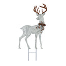 Joyful Traditions Garden Stake, Metal Garden Stake, Elegant Reindeer, Set of 3