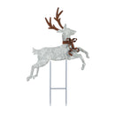 Joyful Traditions Garden Stake, Metal Garden Stake, Elegant Reindeer, Set of 3