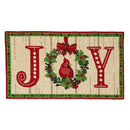 Indoor/Outdoor Hooked Rug, Polypropylene, Cardinal Joy, 24"x42"