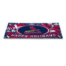 St Louis Cardinals Holiday PVC Mat, 28"x16"