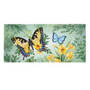 Pollinator Garden Green & Yellow Florals Monarch Butterfly Sassafras Switch Mat