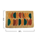 Painter's Palette Coir Door Mat