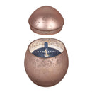 Bunny Blooms Egg Mercury Glass Candle Rose Smoke