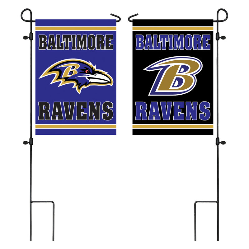 Evergreen Flag,Embossed Suede Flag, GDN Size, Baltimore Ravens,12.5x0.2x18 Inches