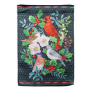 Winter Bird Friends Lustre Garden Flag,14lu11080
