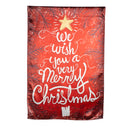 We Wish You a Merry Christmas Lustre Reversible Garden Flag,14lu11319fb