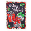 Animal Print Presents Suede Garden Flag,14s11078