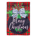 Farmhouse Ornament Suede Garden Flag,14s11079