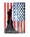 Liberty Statue Suede Garden Flag,14s11708