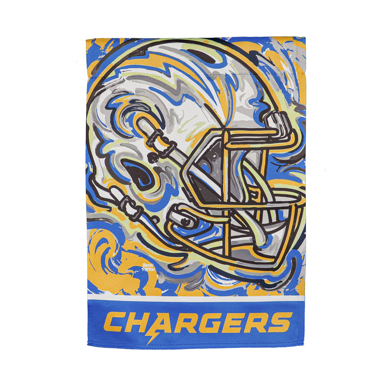 Los Angeles Chargers, Suede GDN Justin Patten,0.1"X12.5"X18"