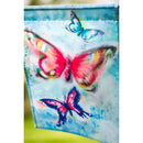 Butterfly Kaleidoscope Garden Organza Flag,14o8433