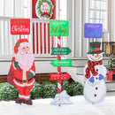 Holiday Trio Fabric Stake, 3 Asst,47fs062