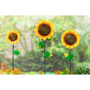 Radiant Sunflower Garden Stake, Set of 3,47m3873