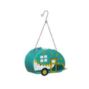 Metal Camper Birdfeeder,59n97