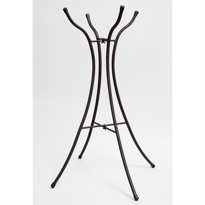 Metal Bird Bath Stand, Hourglass Shape