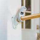 2-Position Cast Iron House Flag Bracket, White White