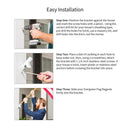 2-Position Aluminum House Flag Bracket, White Finish