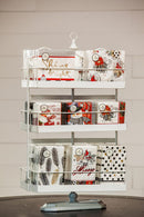 Countertop Metal Napkin Display Basket, Set of 6