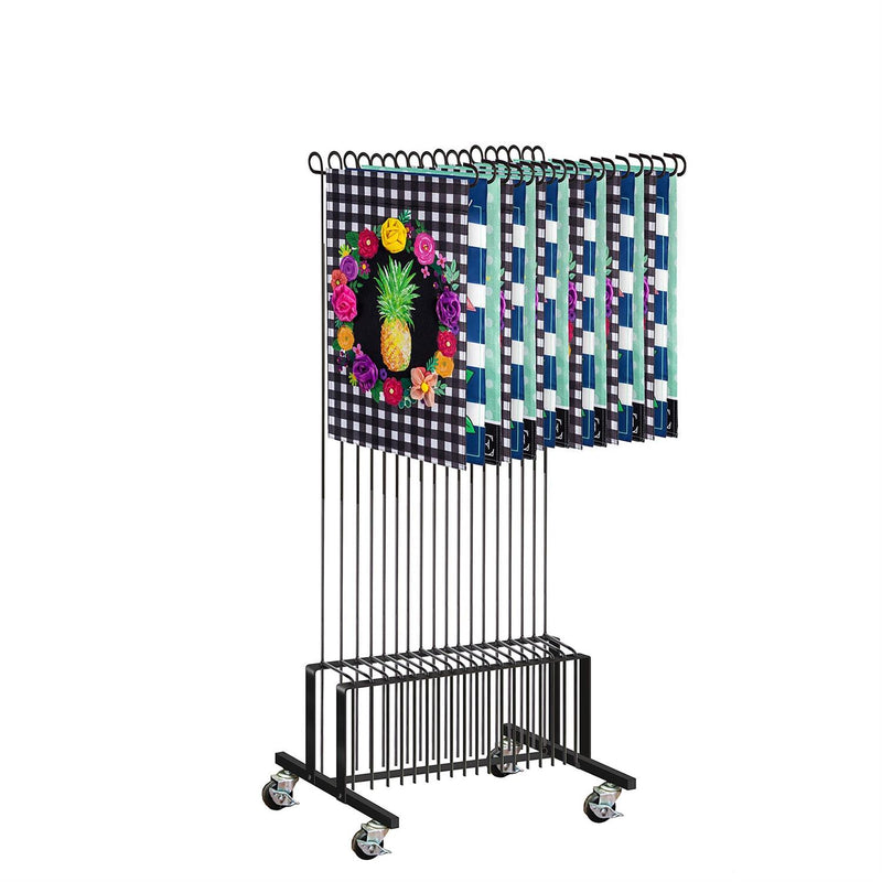 Garden Stand Merchandiser with Wheels