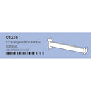 11" Hangrail Brackets for Slatwall, White, Set of 2
