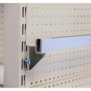 2" Hangrail Brackets for 0.5" Slot Standard, White, Set of 2