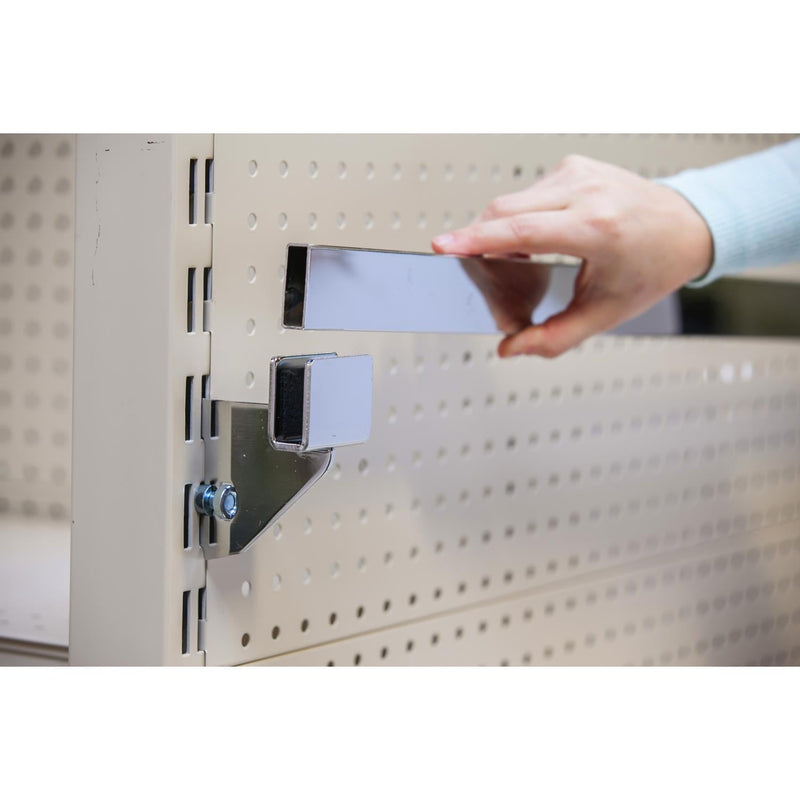 2" Hangrail Brackets for 0.5" Slot Standard, White, Set of 2