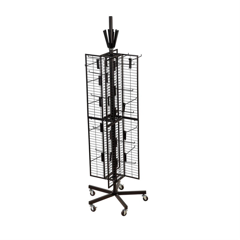 Flag Grid Display with Pinwheel Holder