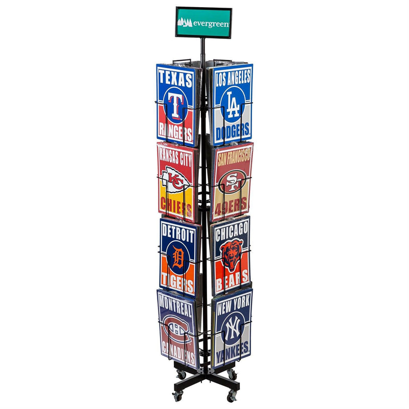 Metal Sign Display Rack