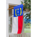 North Carolina State Flag House Applique Flag