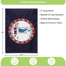 Virginia State Flag, Garden, Applique