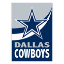 Dallas Cowboys Burlap Flag House Size