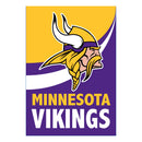 Minnesota Vikings Burlap Flag House Size