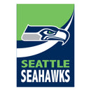 Seattle Seahawks Burlap Flag House Size