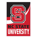 North Carolina State University Burlap Flag House Size