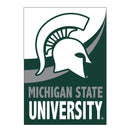 Michigan State University Burlap Flag House Size