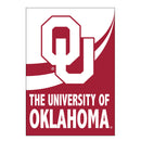 University of Oklahoma Burlap Flag House Size