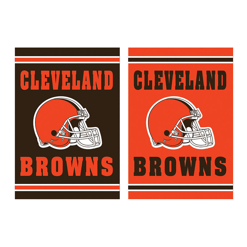 Cleveland Browns Embossed Suede House Flag