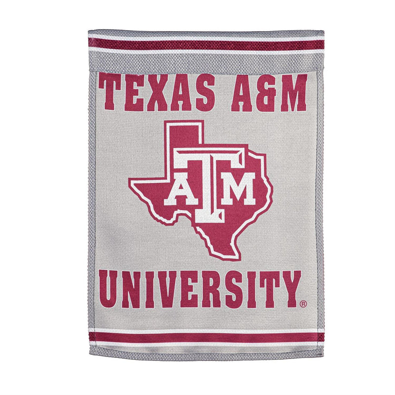 Embossed Suede Flag, House Size, Texas A&M