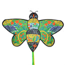 Ever Fliers Big Bold Patterned Bee Kite with Tail and Reel
