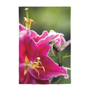 Humming in the Garden Lustre House Flag