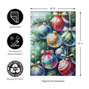 Holiday Ornaments Lustre House Flag
