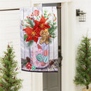 Floral Candy Jar Moire House Flag