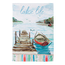 Lake Love Suede House Flag