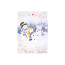 Happy Snowmen Suede House Flag