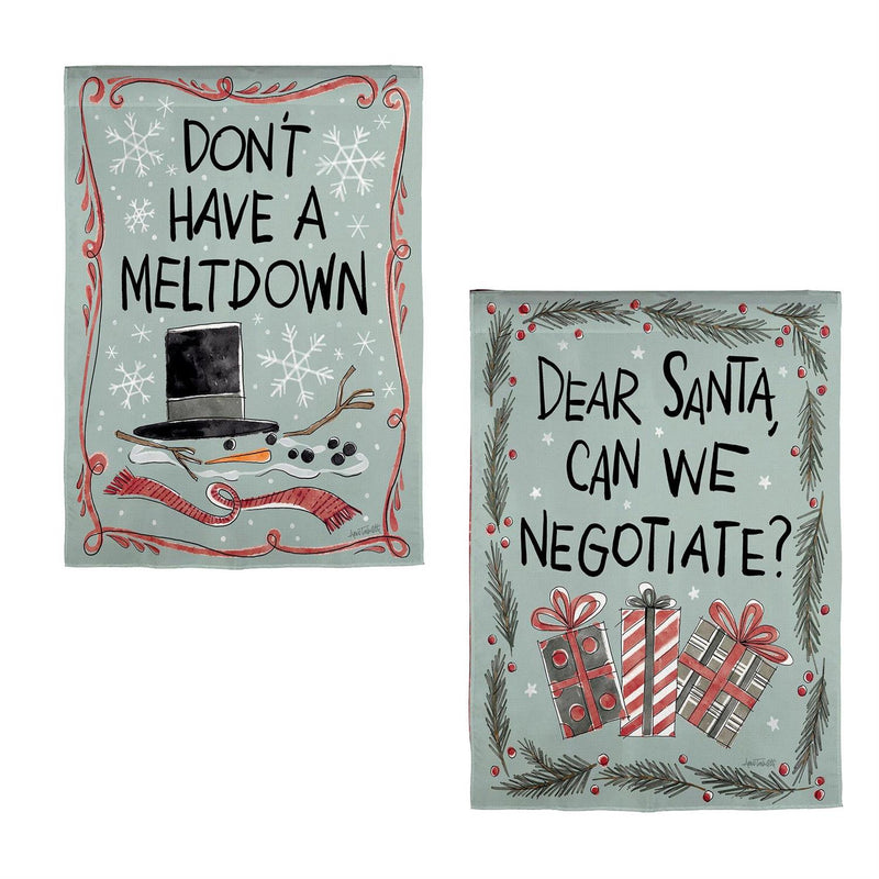 Holiday Fun Reversible Suede House Flag